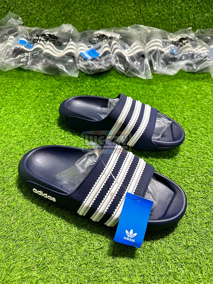 Adidas Stripes Slides (N Blue) (Super Comfortable) buy online Pakistan - Weeby Shoes