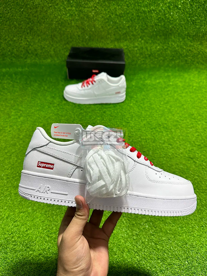 Air Force 1 x Supreme (White) (Premium Quality) buy online Pakistan - Weeby Shoes