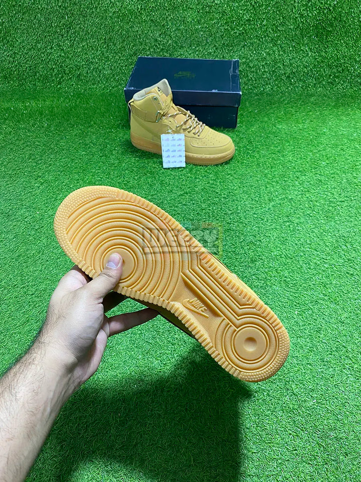 Air Force (Mid) (Wheat) (Suede Edition) (Original Quality 1:1) buy online Pakistan - Weeby Shoes