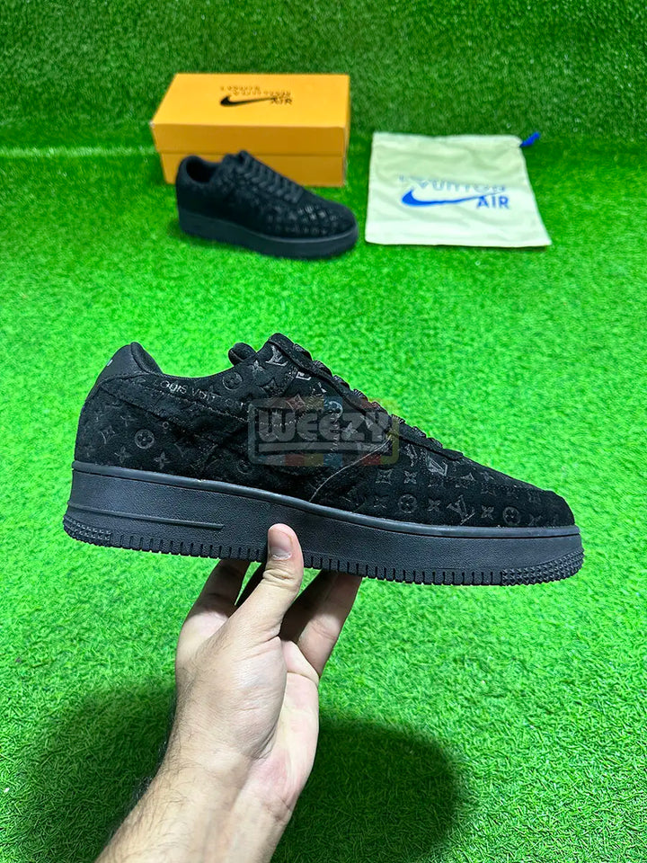 Air Force x LV (Suede Blk) (Special Box) (Premium Quality) buy online Pakistan - Weeby Shoes