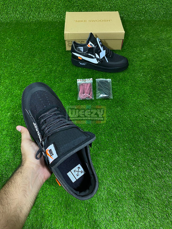 Air Force x Off white (Black) (Premium Quality) buy online Pakistan - Weeby Shoes