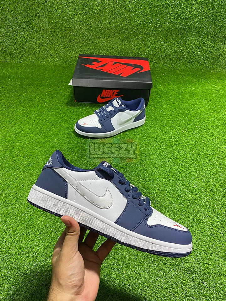 Air Jordan 1 (N Blue)(low) buy online Pakistan - Weeby Shoes