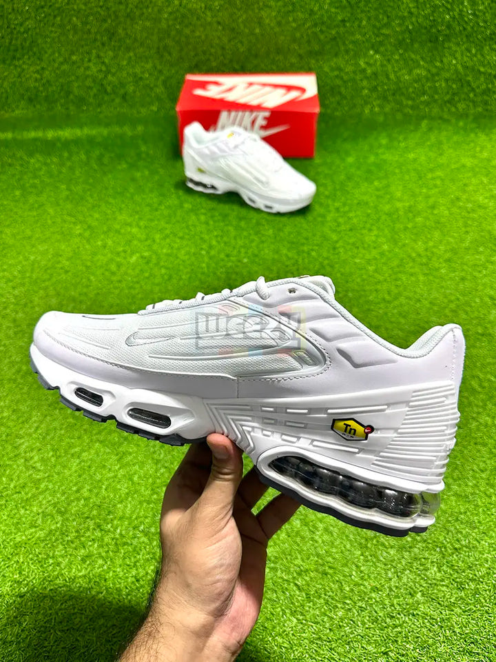 Air Max TN 3 Plus (Triple White) (Premium Batch) buy online Pakistan - Weeby Shoes