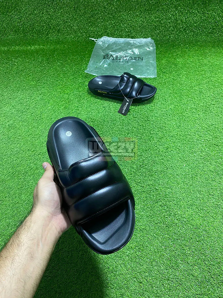 Balmain Slide (T Blk) (Premium Quality) buy online Pakistan - Weeby Shoes