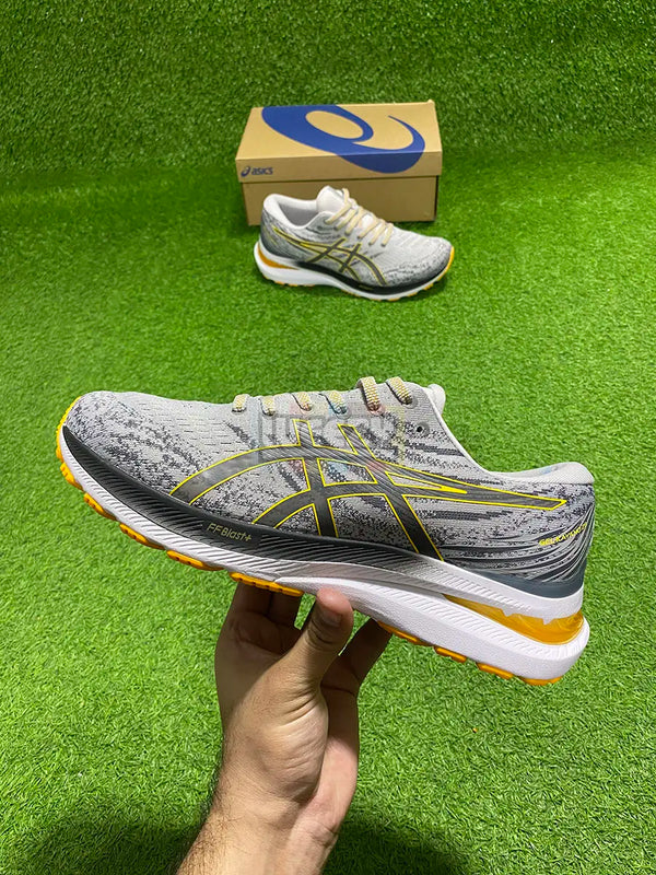 Gel-Kayano 29 (Grey/W/Yellow) (Original Quality 1:1) buy online Pakistan - Weeby Shoes