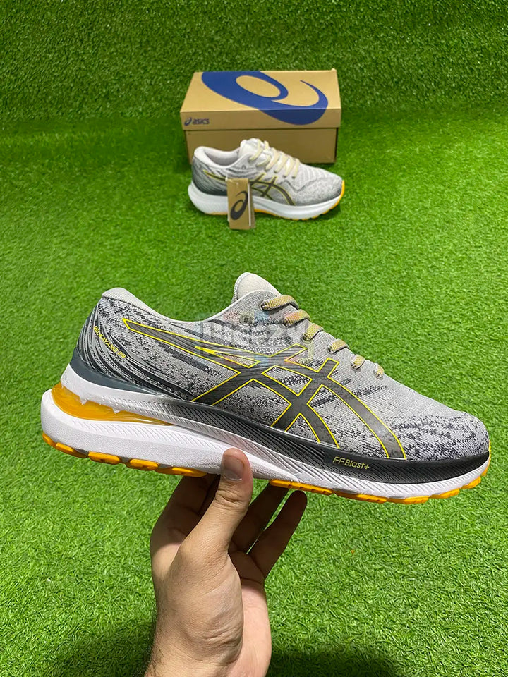 Gel-Kayano 29 (Grey/W/Yellow) (Original Quality 1:1) buy online Pakistan - Weeby Shoes