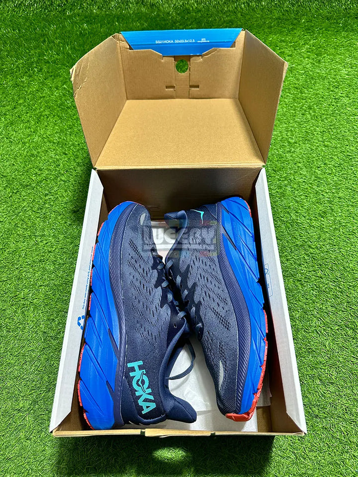 Hoka Clifton 8 (Gr/Blue) (Premium Quality) buy online Pakistan - Weeby Shoes