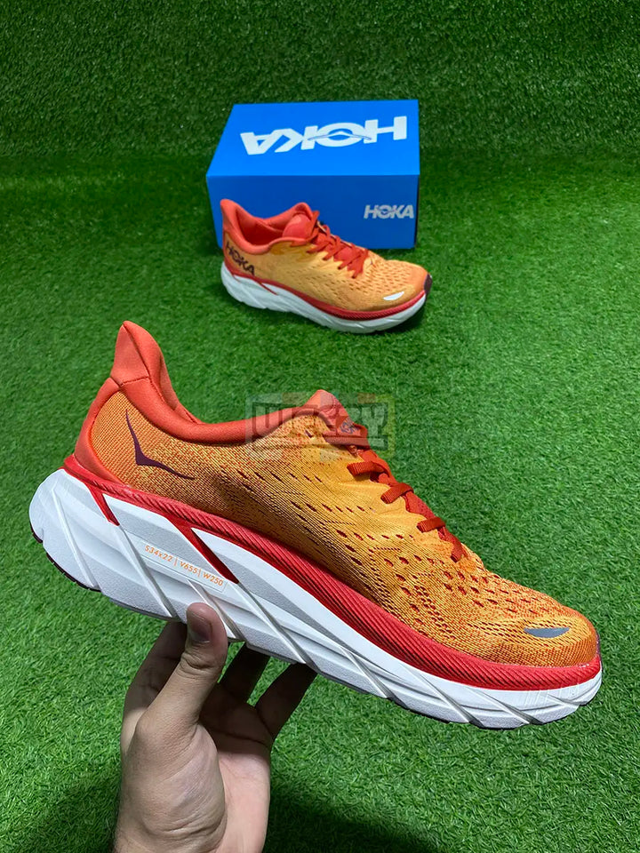 Hoka Clifton 9 (Orange/W) buy online Pakistan - Weeby Shoes