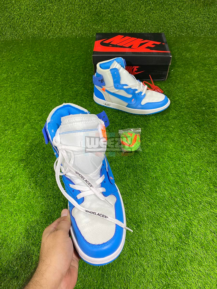 Jordan 1 x Off White (Blue) buy online Pakistan - Weeby Shoes