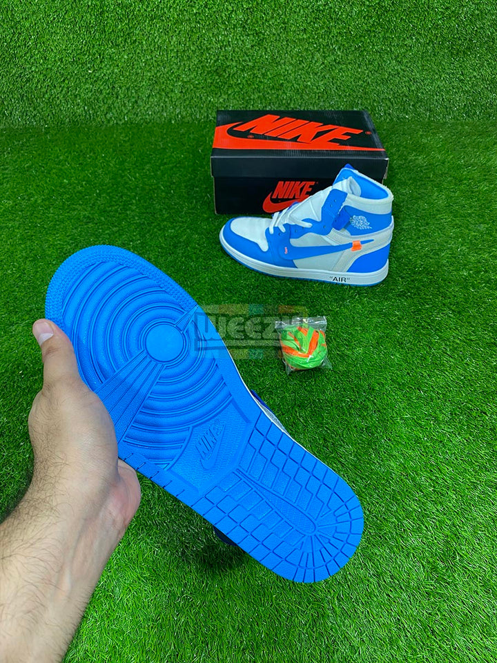 Jordan 1 x Off White (Blue) buy online Pakistan - Weeby Shoes