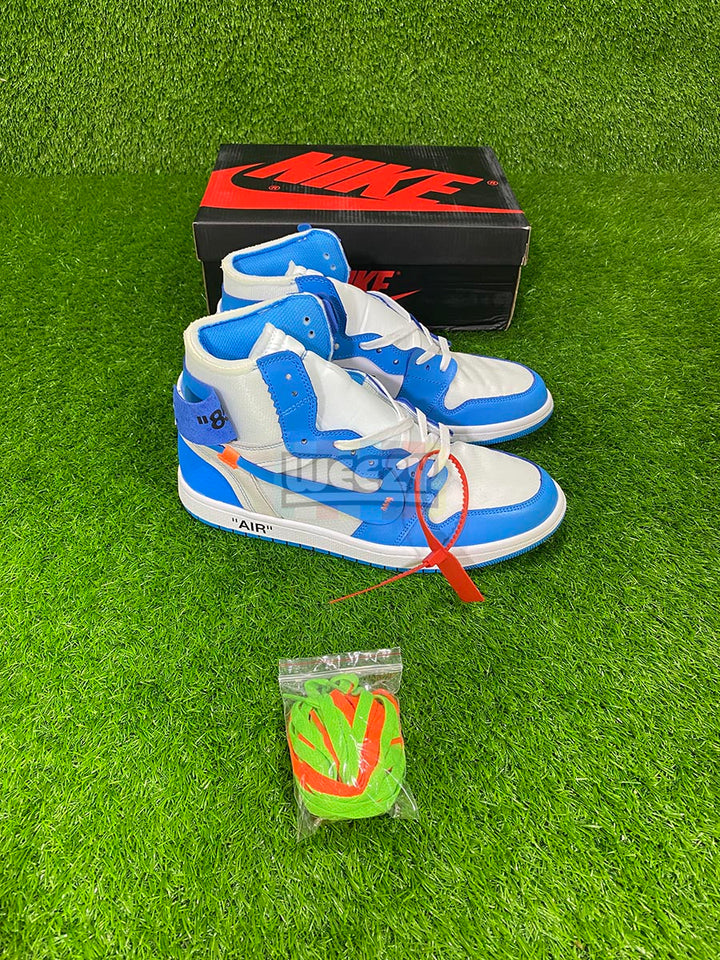 Jordan 1 x Off White (Blue) buy online Pakistan - Weeby Shoes