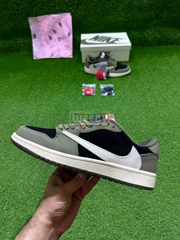 J1 x Travis Scott (Blk Olive G) (Low)(Premium Quality) buy online Pakistan - Weeby Shoes