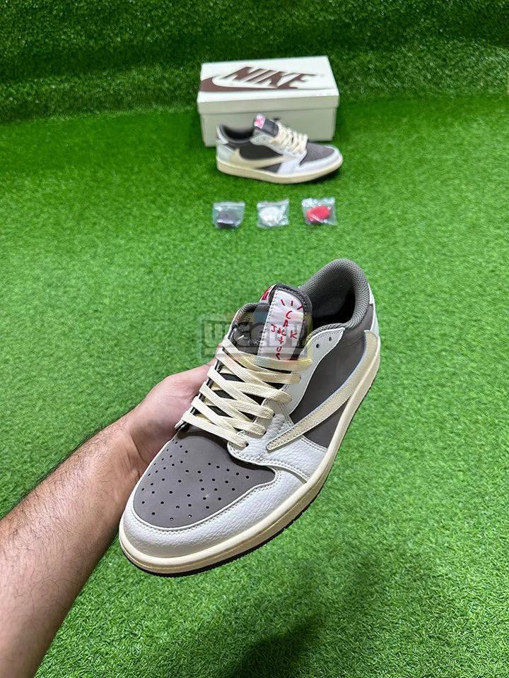 J1 x Travis Scott (Reverse Mocha) (Low)(Suede Edition) (Original Quality 1:1) buy online Pakistan - Weeby Shoes