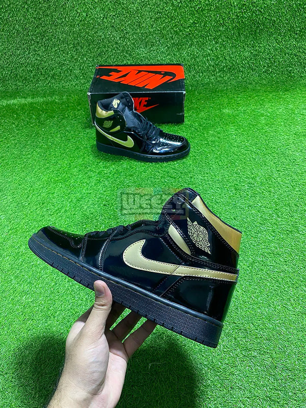 Jordan 1 (Patent Black/Metallic Gold) buy online Pakistan - Weeby Shoes