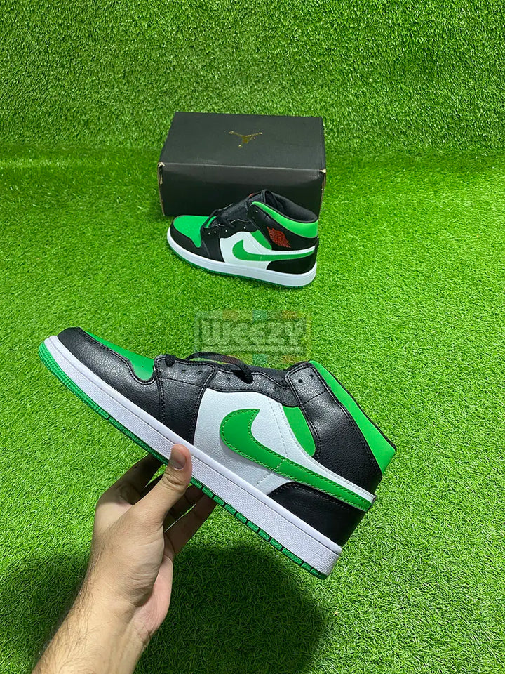 Jordan 1 (Pine Green) (Blk/Green) buy online Pakistan - Weeby Shoes