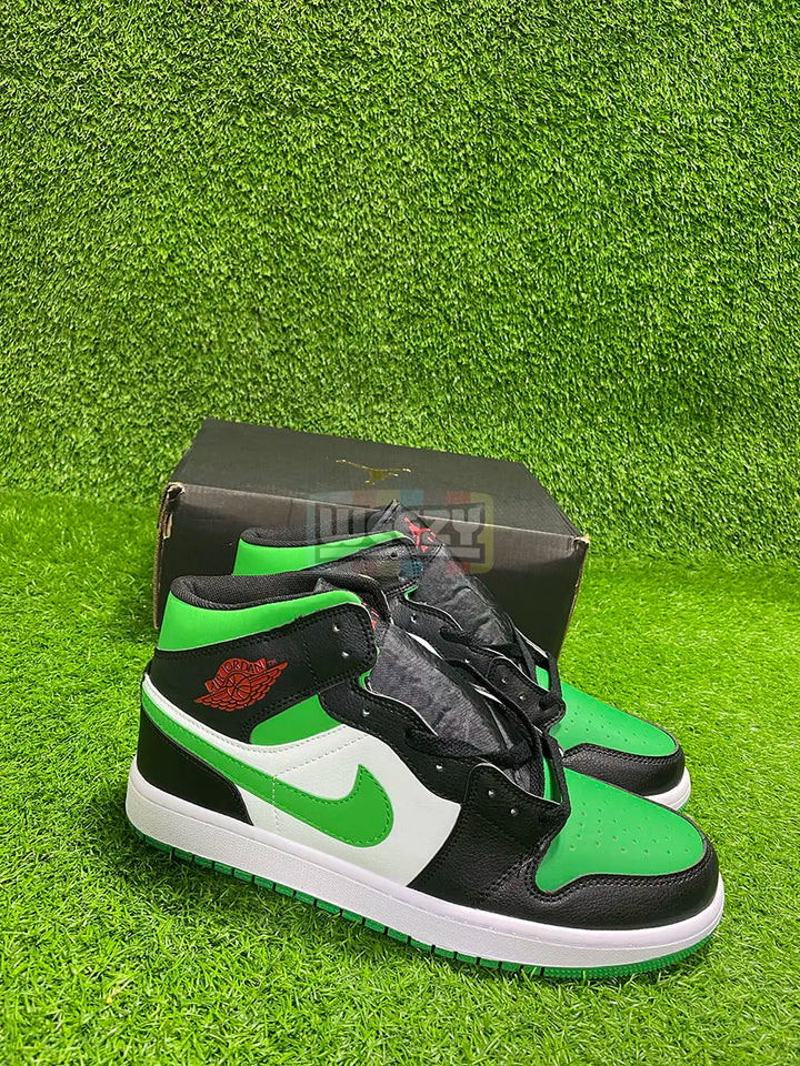 Jordan 1 (Pine Green) (Blk/Green) buy online Pakistan - Weeby Shoes