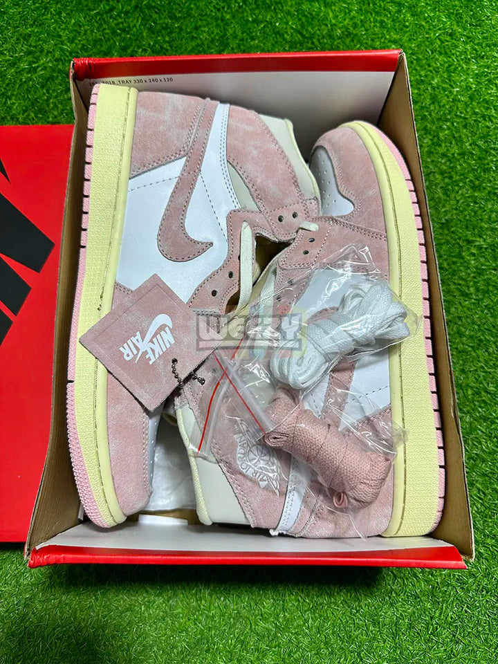 Jordan 1 (Washed Pink) (Suede Edition) (Original Quality 1:1) buy online Pakistan - Weeby Shoes