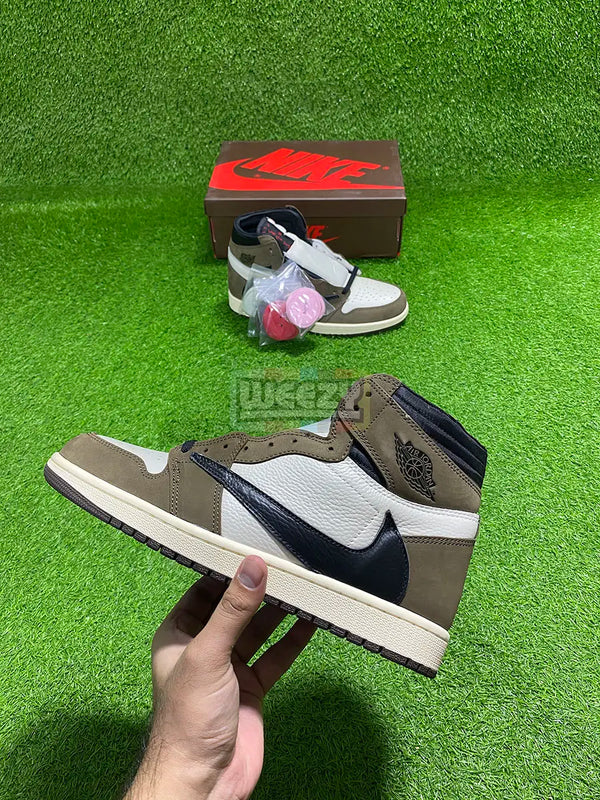 Jordan 1 x Travis Scott (Suede Edition) (Best Batch) buy online Pakistan - Weeby Shoes