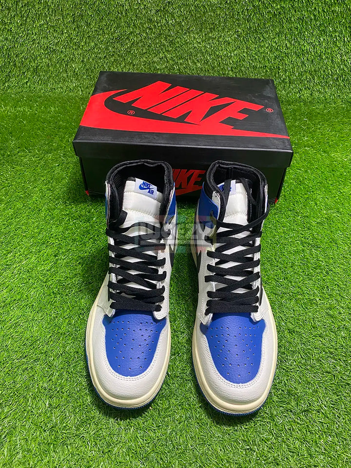 Jordan 1 x Travis Scott x Fragment (Blue) buy online Pakistan - Weeby Shoes