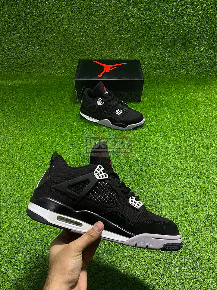 Jordan 4 (Black Canvas) buy online Pakistan - Weeby Shoes