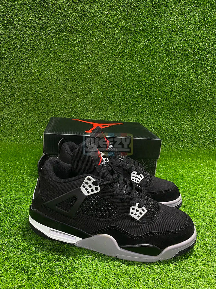 Jordan 4 (Black Canvas) buy online Pakistan - Weeby Shoes