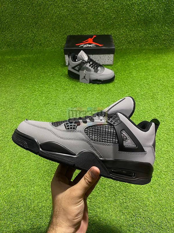 Jordan 4 (Grey/Blk) (Premium Quality) buy online Pakistan - Weeby Shoes