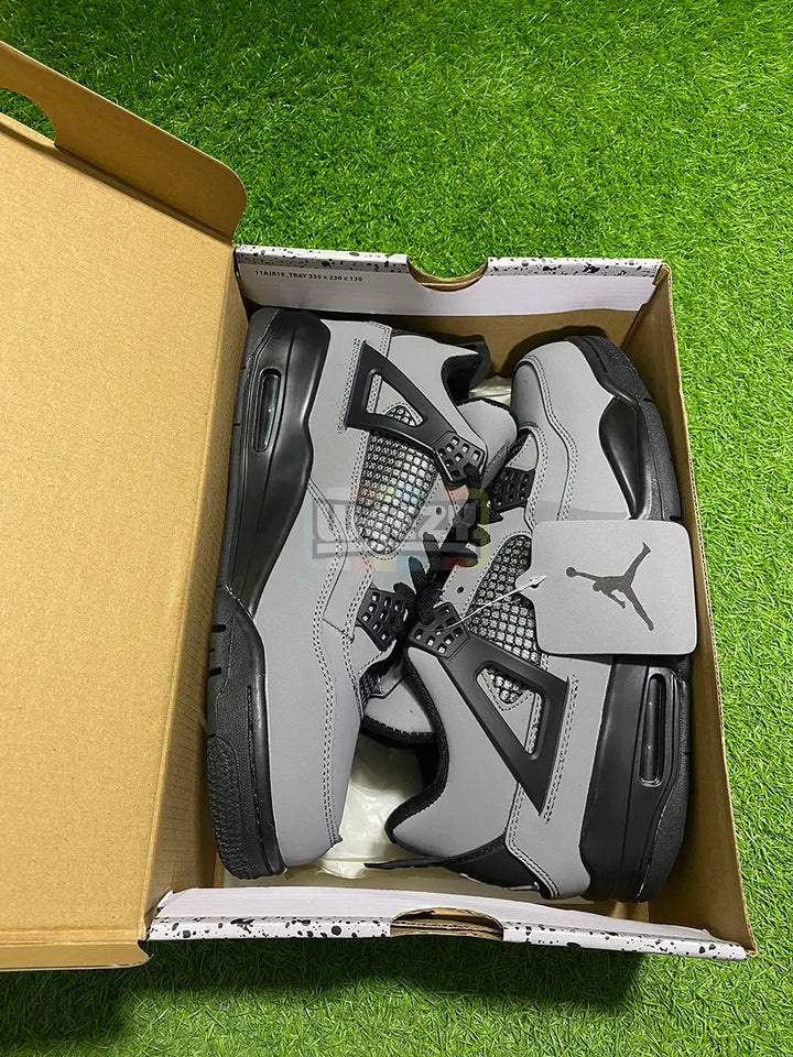 Jordan 4 (Grey/Blk) (Premium Quality) buy online Pakistan - Weeby Shoes