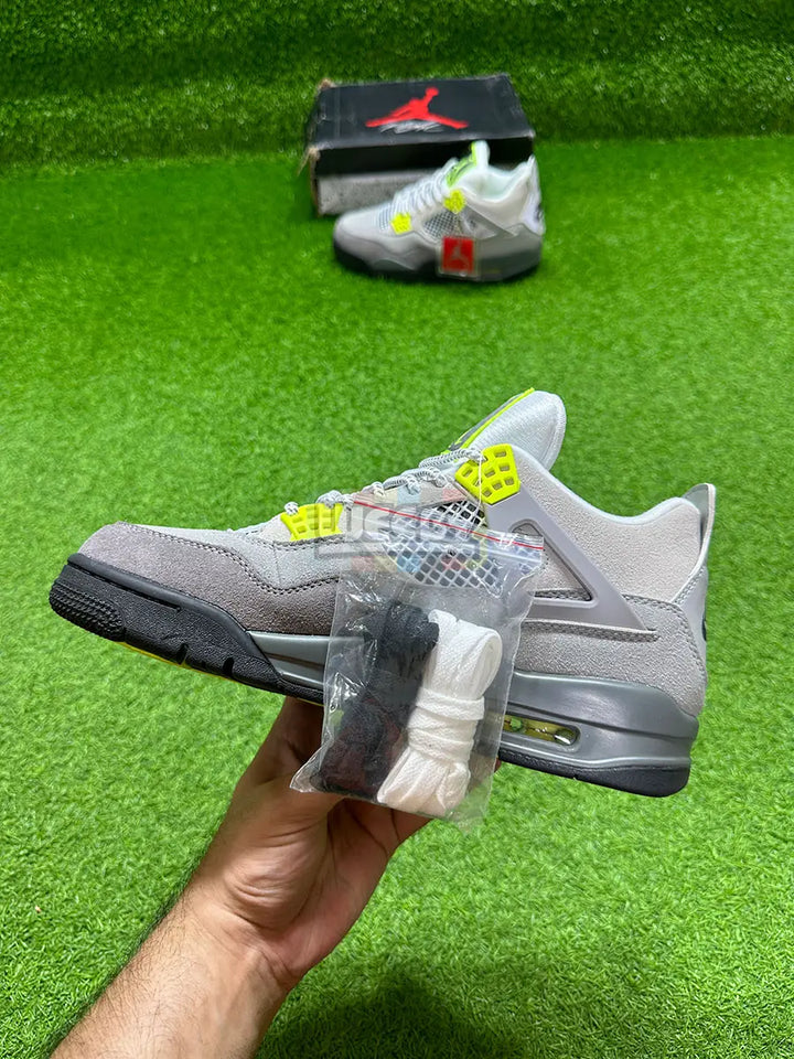 Jordan 4 (Grey Volt) (Premium Quality) buy online Pakistan - Weeby Shoes