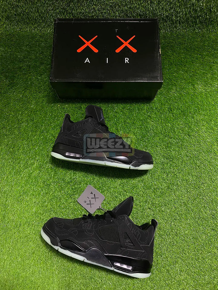 Jordan 4 (Kaws xx) (Blk) (Premium Quality) buy online Pakistan - Weeby Shoes