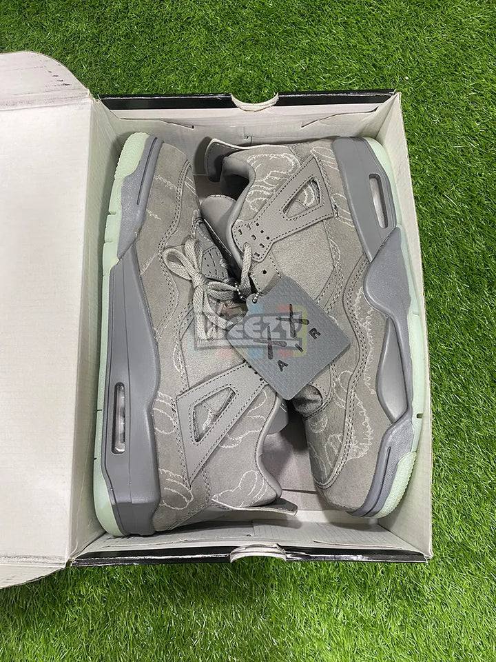 Jordan 4 (Kaws xx) (Grey) (Glow in Dark Edition) buy online Pakistan - Weeby Shoes