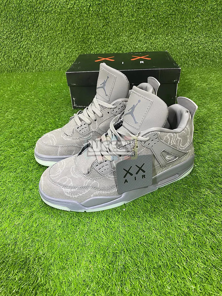 Jordan 4 (Kaws xx) (Grey) (Glow in Dark Edition) buy online Pakistan - Weeby Shoes