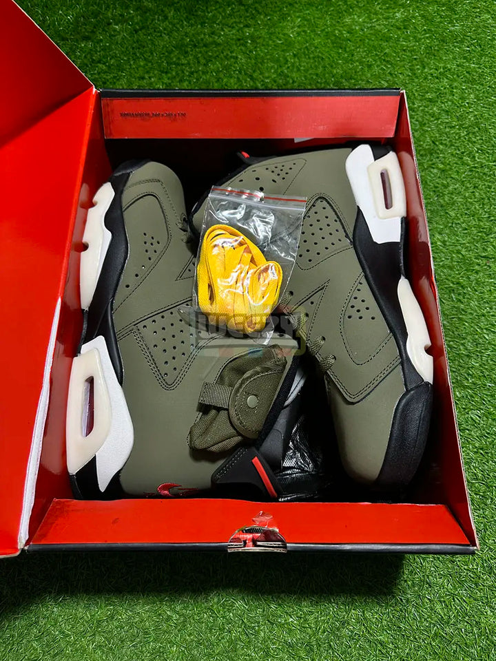 Jordan 6 x Travis Scott (Olive) (Premium Quality) buy online Pakistan - Weeby Shoes