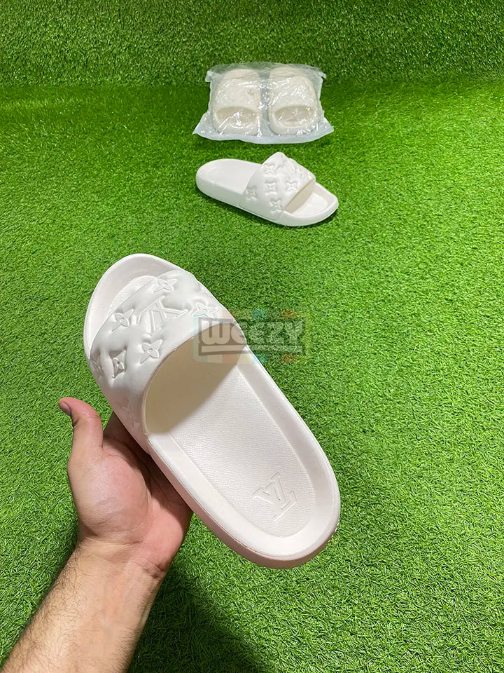 LV Slide (White) (Premium Batch) buy online Pakistan - Weeby Shoes