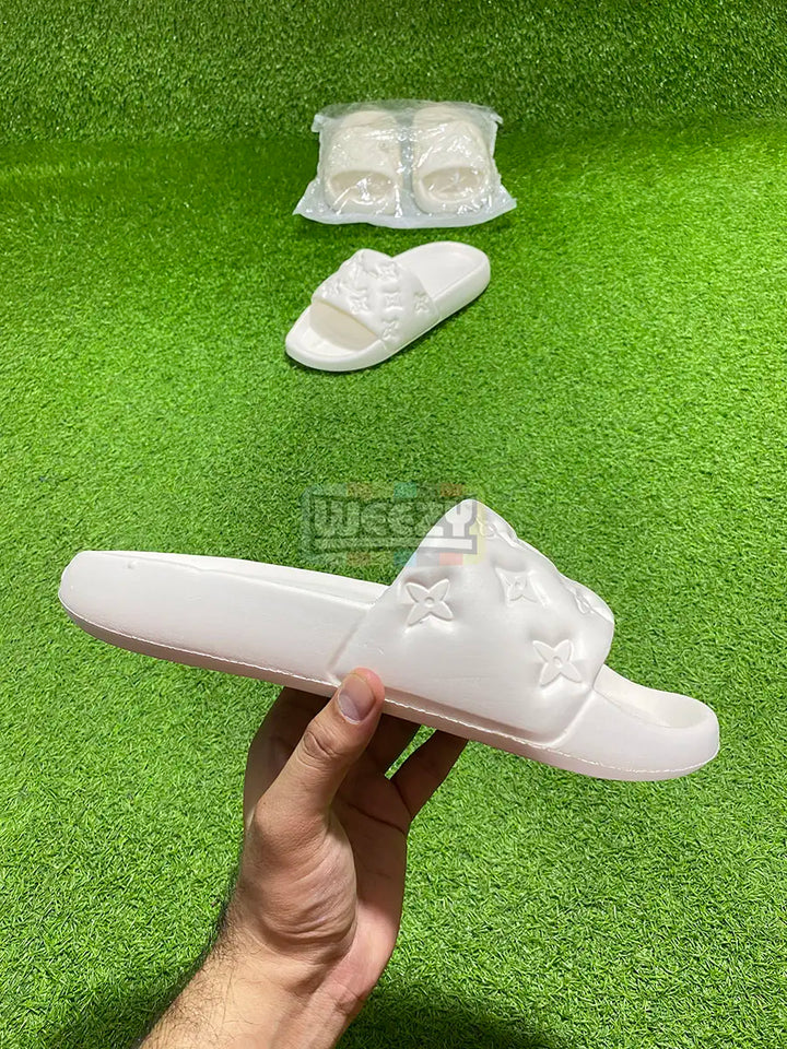 LV Slide (White) (Premium Batch) buy online Pakistan - Weeby Shoes