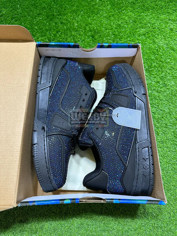 LV Trainer (Crystals) (Blue) (Original Quality 1:1) buy online Pakistan - Weeby Shoes