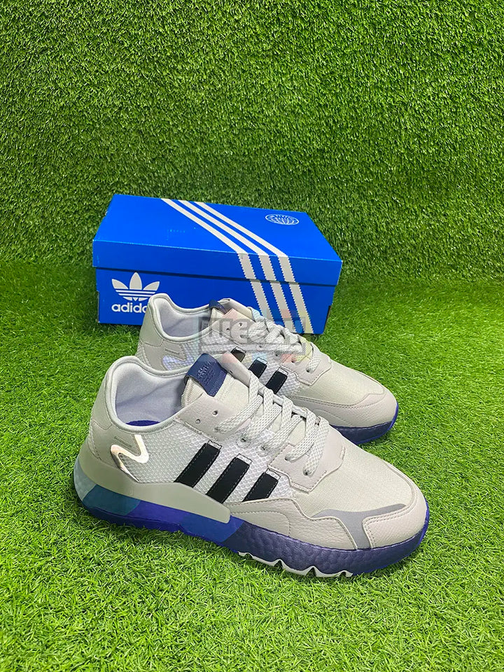 Nite Jogger (Grey/B Blue) (Real Boost) (Original Quality 1:1) buy online Pakistan - Weeby Shoes