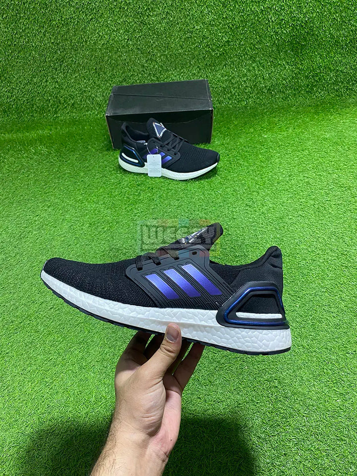 Ultraboost 20 (Blk/W/ Purple Stripes) (NASA) (Premium Quality) buy online Pakistan - Weeby Shoes