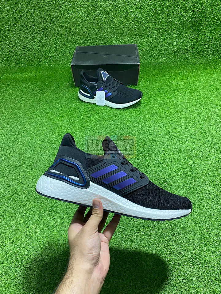 Ultraboost 20 (Blk/W/ Purple Stripes) (NASA) (Premium Quality) buy online Pakistan - Weeby Shoes