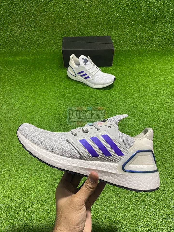 Ultraboost 20 (Grey/ Purple Stripes) (NASA) (Premium Quality) buy online Pakistan - Weeby Shoes