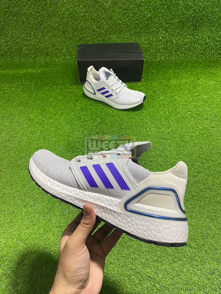 Ultraboost 20 (Grey/ Purple Stripes) (NASA) (Premium Quality) buy online Pakistan - Weeby Shoes