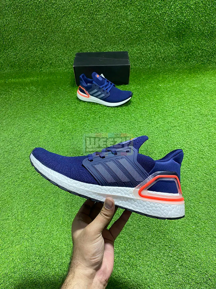 Ultraboost 20 (N Blue/Red Back) (Premium Quality) buy online Pakistan - Weeby Shoes