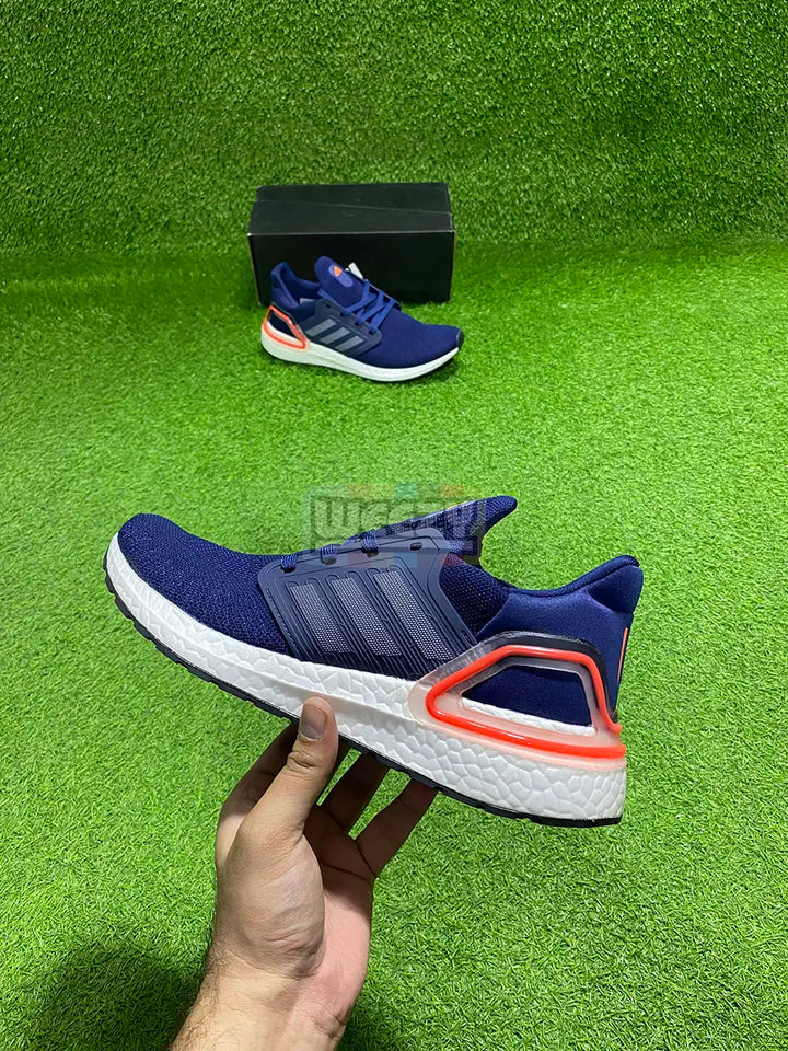 Ultraboost 20 (N Blue/Red Back) (Premium Quality) buy online Pakistan - Weeby Shoes