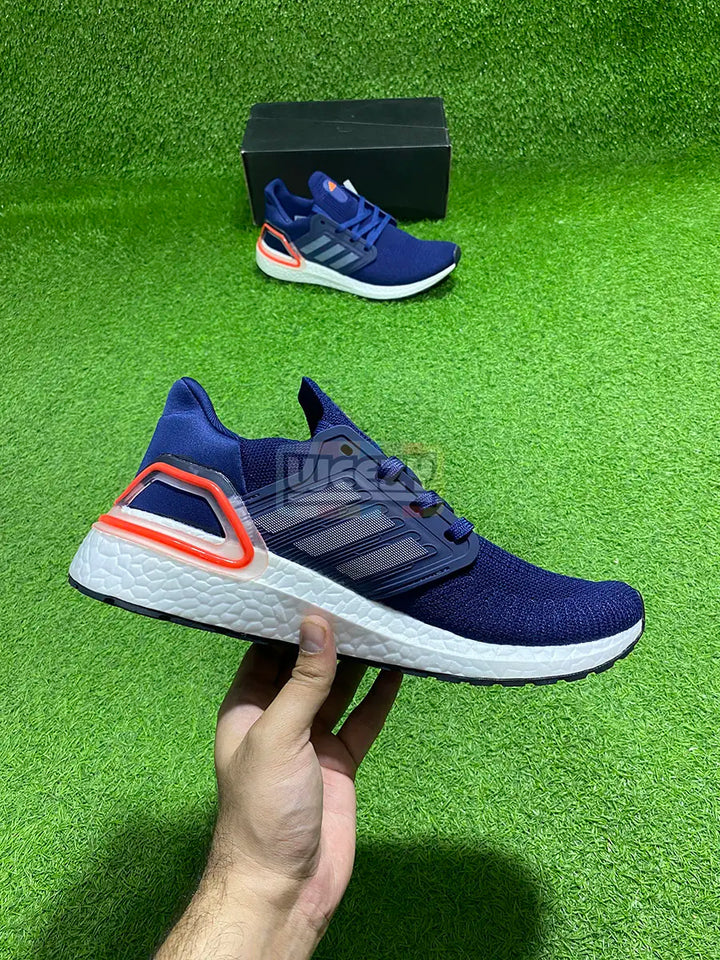 Ultraboost 20 (N Blue/Red Back) (Premium Quality) buy online Pakistan - Weeby Shoes