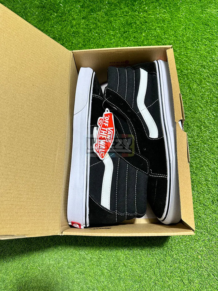 Vans Sk8-Hi (Blk/W) (Premium Quality) buy online Pakistan - Weeby Shoes