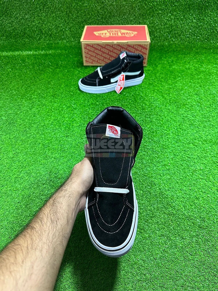 Vans Sk8-Hi (Blk/W) (Premium Quality) buy online Pakistan - Weeby Shoes