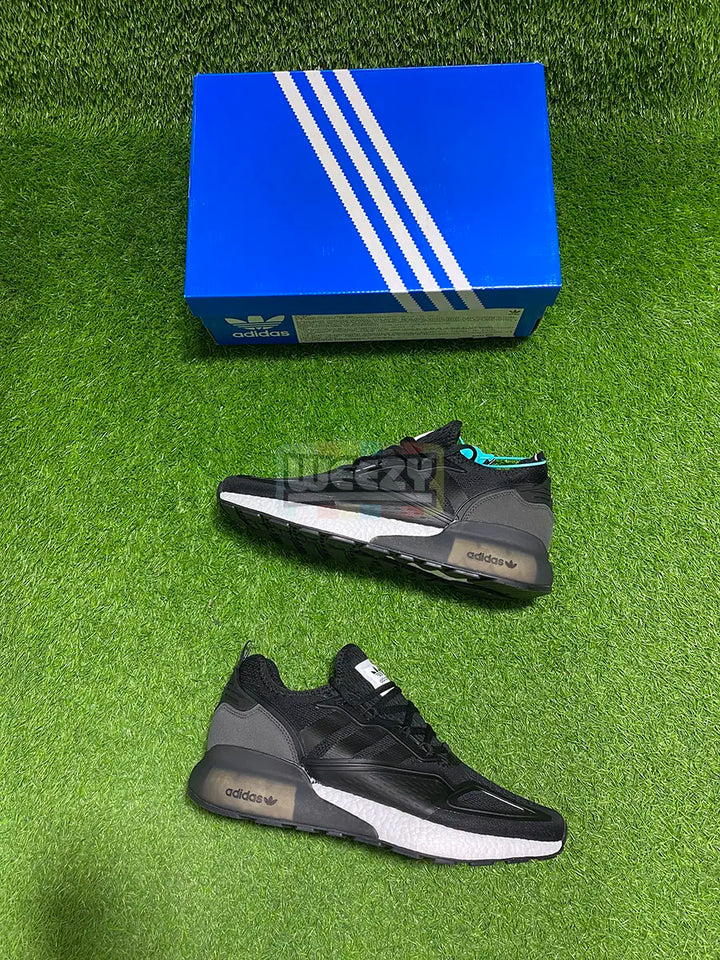 ZX 2.0 (Blk/W) (Real Boost) (Premium Quality) buy online Pakistan - Weeby Shoes